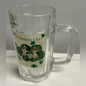 Nantucket Home St Patrick’s Day Glass Beer Stein Mug The Day Our Hearts Rejoice